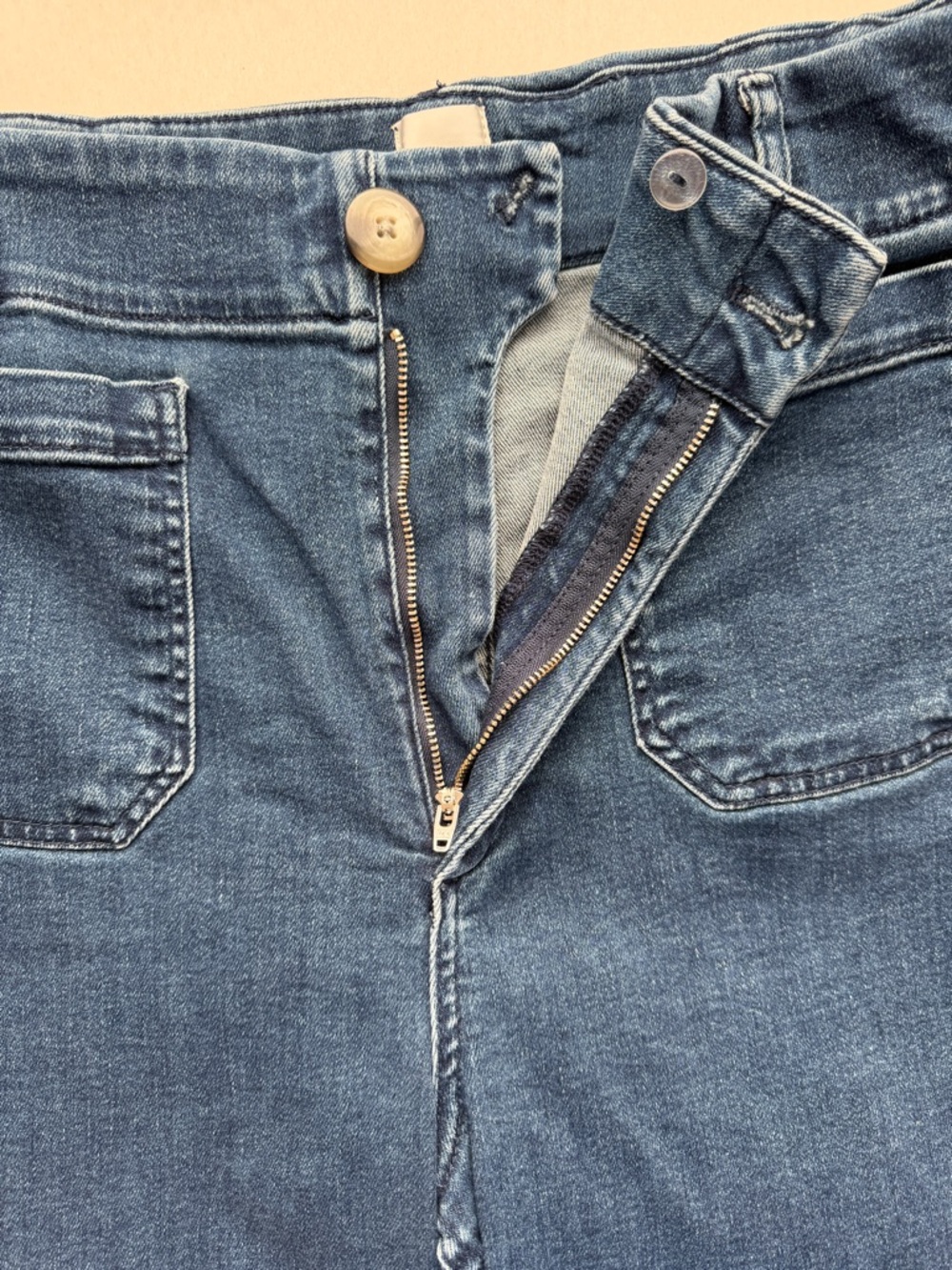 Anthropologie Maeve The Colette Crop High-Rise Wide-Leg Jeans Size 33 - Picture 8 of 12